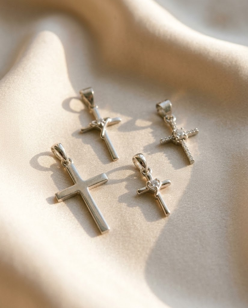 Dije Cruz Clásica en Plata 925 en plata 925 — MARDAN JOYAS
