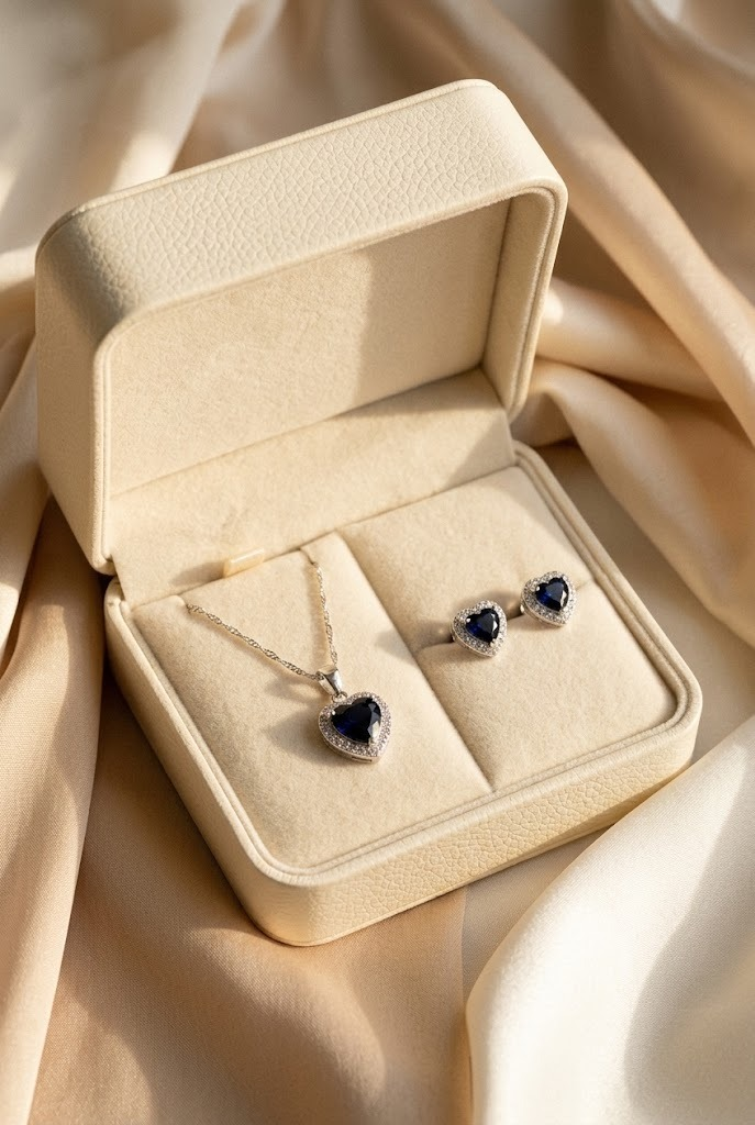 Set Elegance Cadena, Dije y Topos en plata 925 — MARDAN JOYAS
